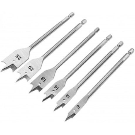 Jeu de meche 10-25mm tige hexagonale - TOLSEN