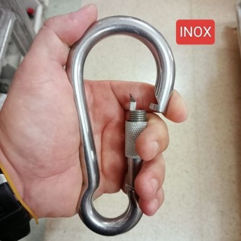 mousqueton 13mm  en inox