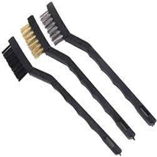 Kit De 7 Brosses Miniatures En Métal Et Nylon – Pour Nettoyage Soudure, Rouille, Pièces Mécaniques - 7