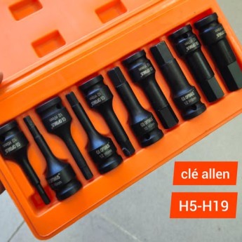 clés Allen H5-H19