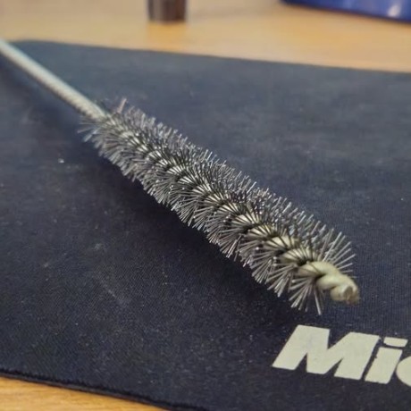 brossé métallique tubulaire 100x1.50mm