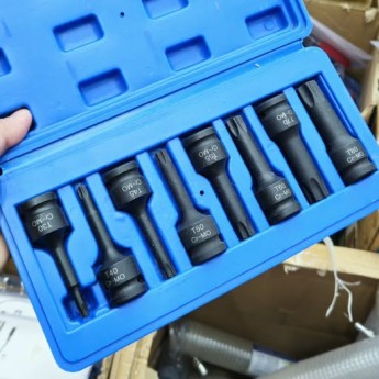 jeu de cle Torx a choc  06dent