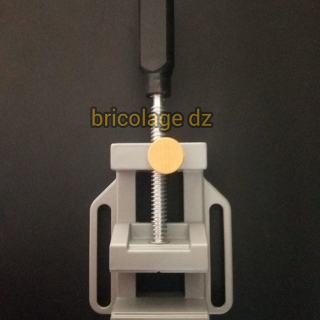 étau en aluminium pour perceuse à colonne