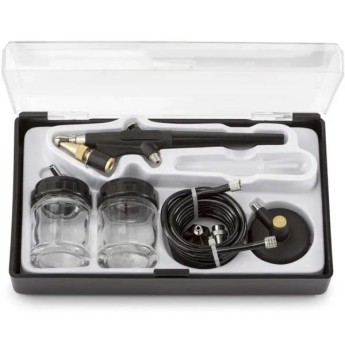 pistolet aérographe fonction avec compresseur de 50 L et plus
