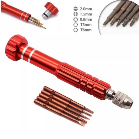 tournevis de précision 5en1