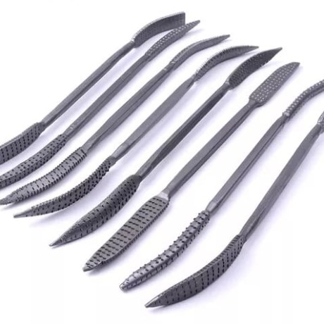 jeu de 08pcs rape double extrême 190mm